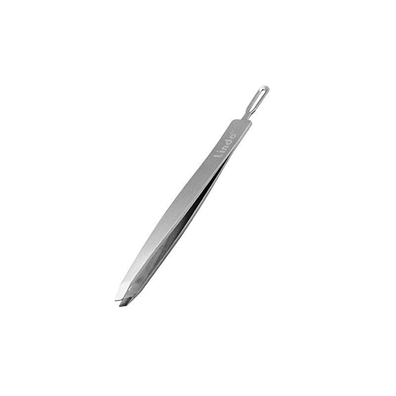 Lindo Pro Tweezer with Blackhead Remover - Stainless Steel Dual-Function