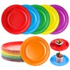 Aodaer 60 Pack Colorful Paper Plates Party Tableware 7 Inch