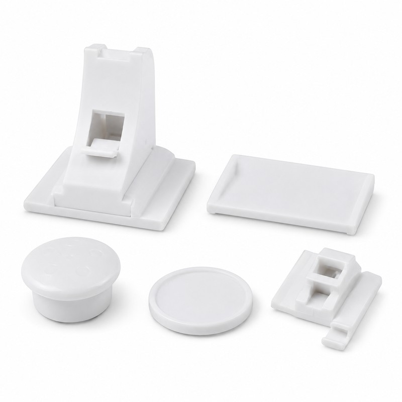 Magnetic Child Safety Cabinet Locks with Adhesive Drawer Latches