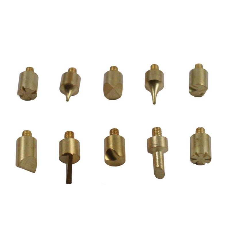 37pc Complete Wood Burning Pen & Assorted Soldering Tips Stencil