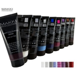 Makki Semi-Permanent Hair Colouring Mask Colour and Nutrition Grey and Silver