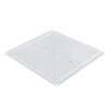 Quilting Ruler 12in Wide Transparent Acrylic Accurate Scale Black Grid