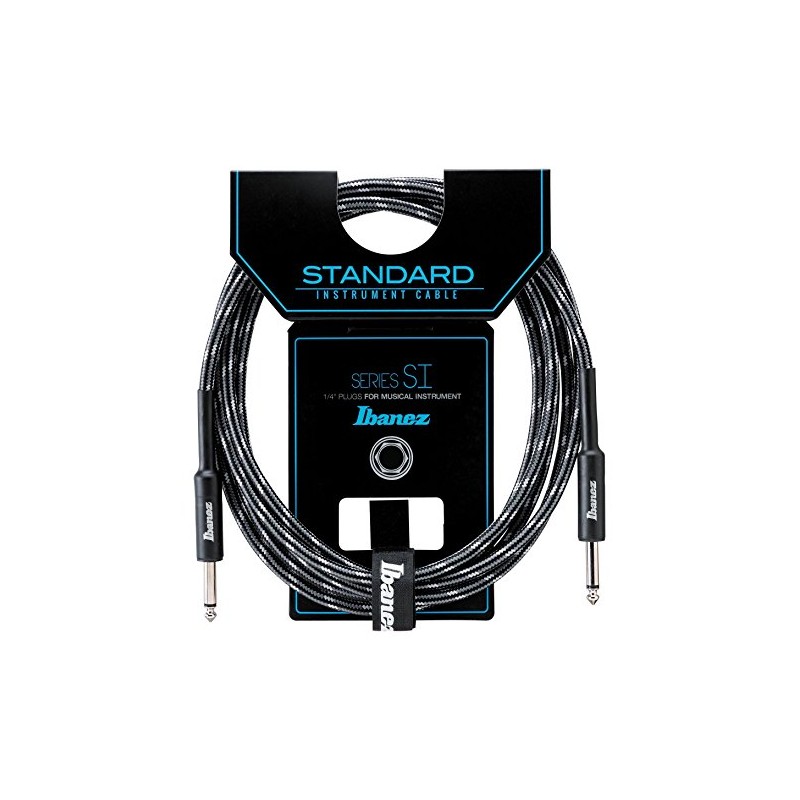Ibanez SI20-CCT 20 ft 2 Straight Plugs Standard Woven Instrument