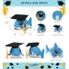 DolliBu Plush Buddies Shark Graduation Plush Toy with Cap with