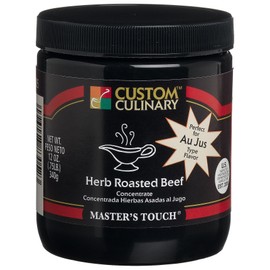 Custom Culinary Herb Roasted Au Jus Concentrate, 12 Ounce (Pack of 6)