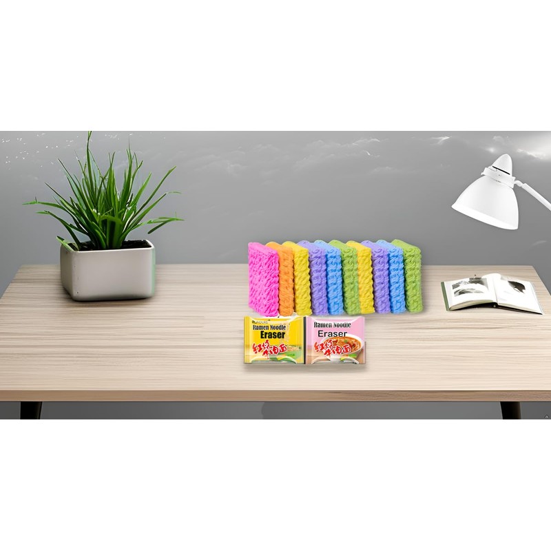 RONDURE Cute Erasers for Kids Mini Food Bulk 16 Pack