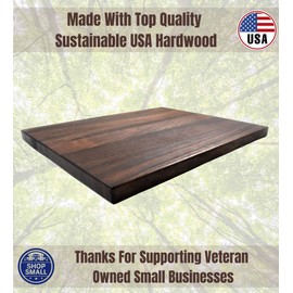 Loudoun Rustics Memo Board Farmhouse Wall Decor - Walnut Unique Rustic Kitchen Decor Kraft Paper Dispenser. Perfect Chic Housewarming Gift Idea for Vintage Rustic Farmhouse Decorations