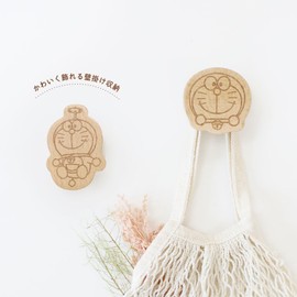 Tees Factory ID-5542439FA Im Doraemon Wood Hook Face H2.5 x W2.6 x Depth 1.5 inches (64 x 66 x 38 mm)