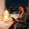 PETRISTRIKE LED Candle Warmer Lamp with Dimmer & 2/4/8H Timer,