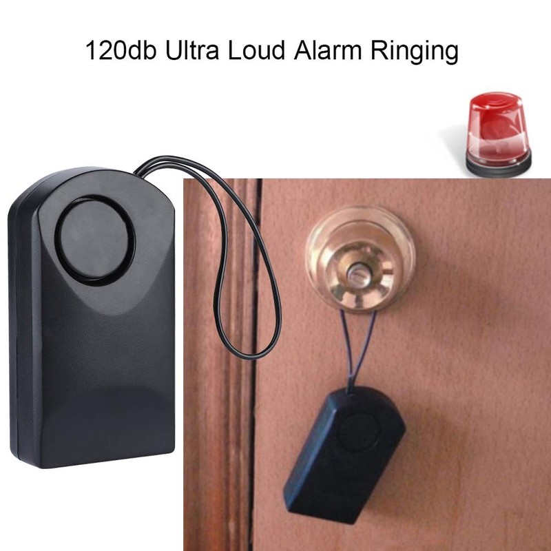 Kafuty 120db Wireless Touch Sensor Alarm Portable Loud Door Knob