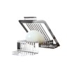 Stainless Steel Egg Cutter, Silver Multipurpose Egg Grater Manual Dicer
