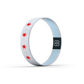 Chicago 26.2 Marathon Fabric Motivational Wristband Berlin Marathon - Size: MEDIUM