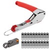 Compression Pliers Set, Cable Crimping Tool, F-Compression Tool for RG58