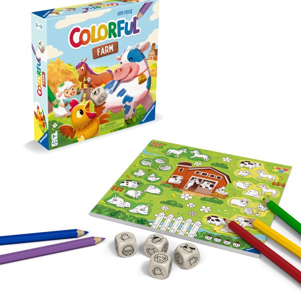Ravensburger 24844 -My Colorful Farm a Children's Game for 1-4