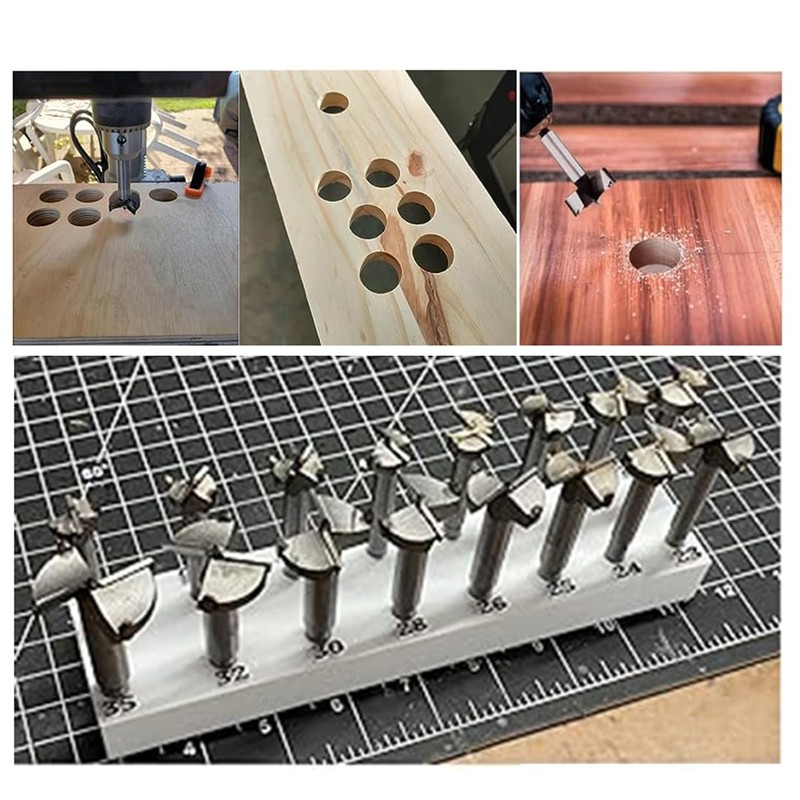 Meichoon 50mm Forstner Drill Bits Flat Wing Drilling Hole Hinge