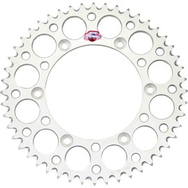 Renthal Rear Sprocket (525 / 43T) (Silver) Compatible with 06-18 Yamaha YZF-R6