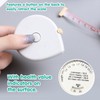 EHDWXVZM 2 Pieces Mini Telescopic Tape Portable Tape Measure Body