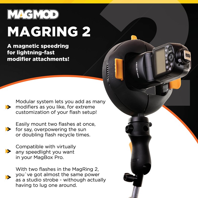 MagMod MagRing Magnetic Speedlite Ring Photography Videography Lighting Modifier Accessory