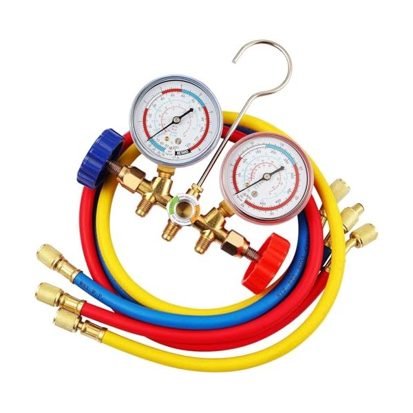 R134A Manifold Gauge,AC Diagnostic Manifold Gauge Set for R134a R12