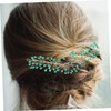Handmade Soft Chain Rhinestone Hair Accessories for Brides Elegant Crystal