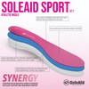 SoleAid Sport XTI, 3-Layer Performance Insoles, Light Weight, Soft, High