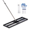 VEVOR Updated Lawn Leveling Rake with Roller, 36" x 10"