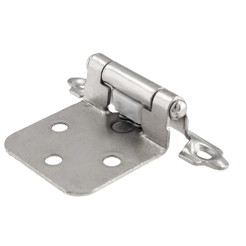 Aracombie 1/2 Inch Overlay Cabinet Hinges,20 Pcs-10 Pairs Satin Chrome