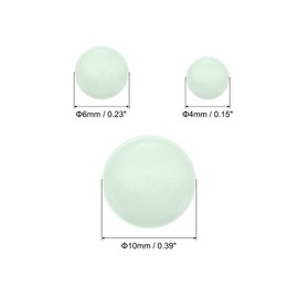 MECCANIXITY Glow in the Dark Spot Decals Decor Green Wall Stickers for Ceiling Bedroom Bedding Room 3 Set