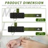 Lights Mountain Wrist Cuffs Weight Lifting Straps – Heavy-Duty Cable