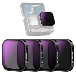 NEEWER ND/PL Filter Set Compatible with Insta360 ACE PRO, Pack of 4 ND8/PL ND16/PL ND32/PL ND64/PL Action Camera Accessories, CPL Polarisation and ND Filter 2 in 1, Neutral Density Polarising Filter