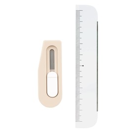 PLUS Stationery Kit, team-demi TD-001CR 31-465 Team Demi Cutter + Ruler Set, Walnut