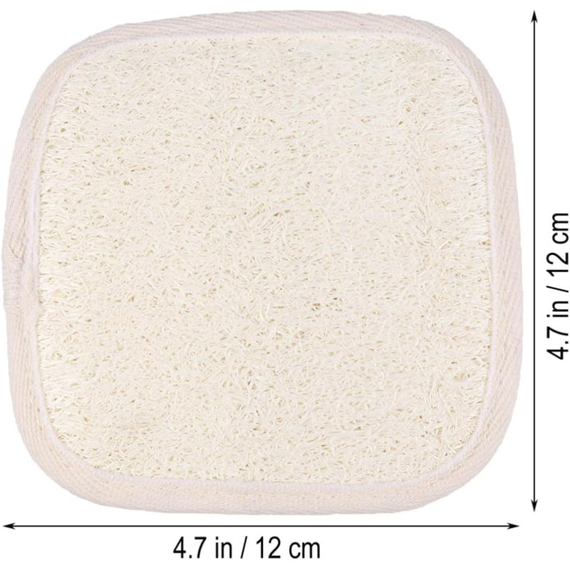 Cepillo Exfoliante de Lufa Natural HOOWIFFY - Set de 5