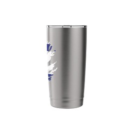 Israel Israeli Flag Pride Roots Heritage Jew Jewish Stainless Steel Insulated Tumbler