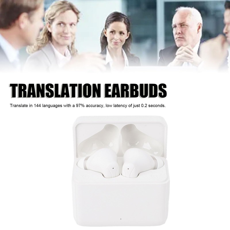 Generic AI Translation Earbuds, Bluetooth 5.4 Real Time Translator with