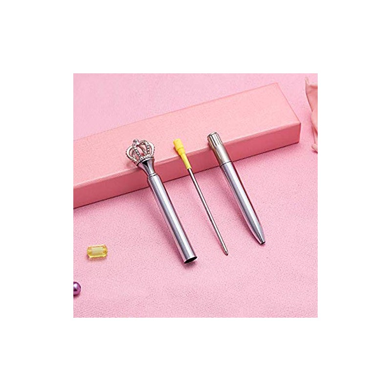 U Scinan 4 PCS Crown Top Ballpoint Pen Classic Metal