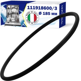 Dishwasher Pump Sump Gasket Ø 185 mm with the Original Code 1119186003 111918600/3 for AEG for Electrolux for Zanussi - MADE IN ITALY - MONTERAL