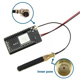 VGOL 5 Sets IPEX to SMA Antenna Adapter SMA Straight Male Rod Antenna U.FL IPEX to SMA Connector Antenna Accessories for Security Monitoring Telephone