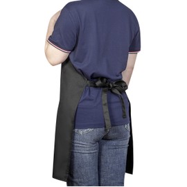 Home Beyond & HB design - Adjustable Apron with 2 Pockets for Men Women - Durable Kitchen Chef Apron for Cooking Baking Gardening Restaurant BBQ – Machine Washable (74X65cm, Black)