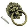 Tegg 5PCS Ancient Bronze Chinese Style Lion Head Pull Handle