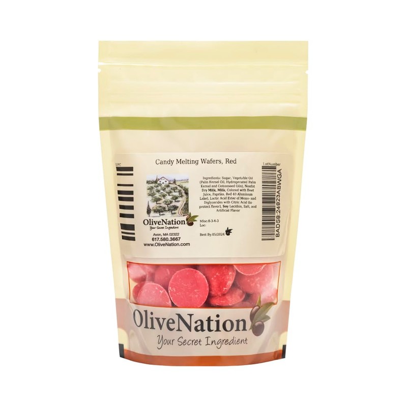 Candy Melting Wafers, Red 5lbs