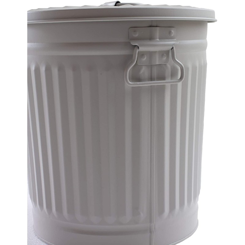 Jinfa 2 Sets Retro Design Bin with Lid | Grey