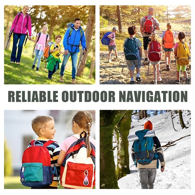 UYVPAER Pack of 8 Multicolour Mini Survival Compass Outdoor Compass