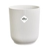 elho Vibes Fold Orchid High 12,5cm - Orchid Pot Indoor - Flower Pots Indoor - 100% Recycled Plastic - White/Silky White