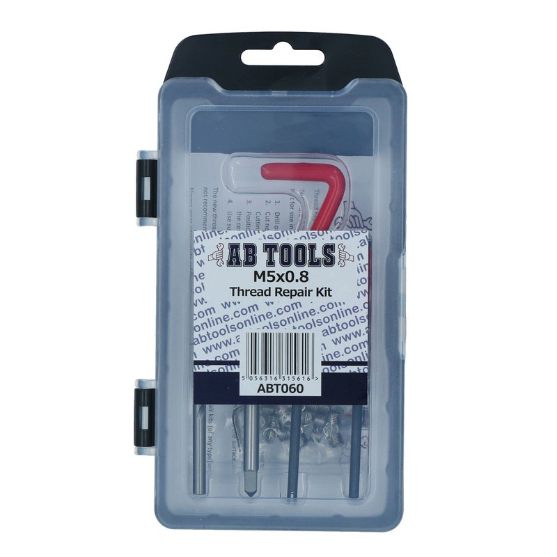M5 x 0.8mm Thread Tap Repair Cutter kit helicoil 25pc