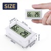 LYCXAMES Thermometer & Hygrometer, 8 Pieces Mini LCD Digital Hygrometer