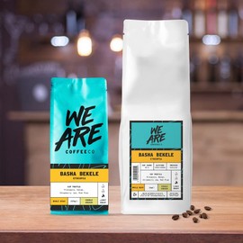 Coffee Beans 227g Bag, Whole Bean Coffee, Ethiopian Coffee Beans, 100% Arabica, Light Roast Speciality, Single Origin (We Are Coffee Co)