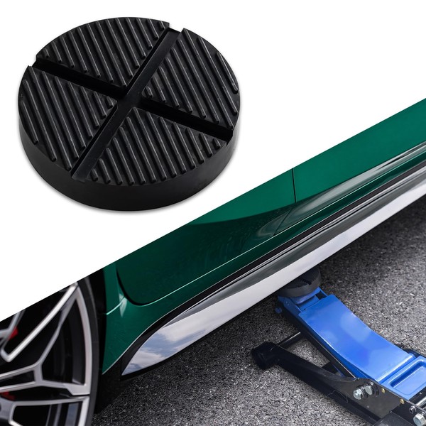 Tecledsn Floor Jack Rubber Pad, Cross Beam Jack Adapter, Upgrade