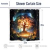Homewelle Tree of Life Shower Curtain Mysterious Magical Enchanted Woodland