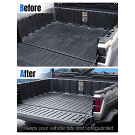 Rubber Bed Mat Liner for Polaris Ranger XP 1000/Ranger 1000 Crew 2018-2025