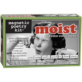Magnetic Poetry - Moist Kit - Uncomfortable Words for Your Refrigerator - Write Poems and Letters on The Fridge - Made in The USA